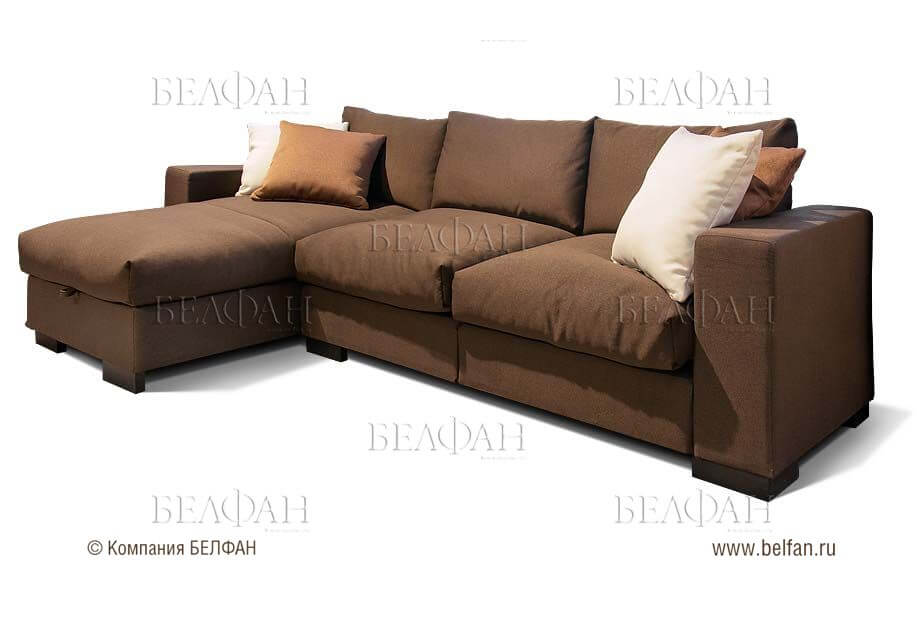 Фото дивана в коричневых тонах