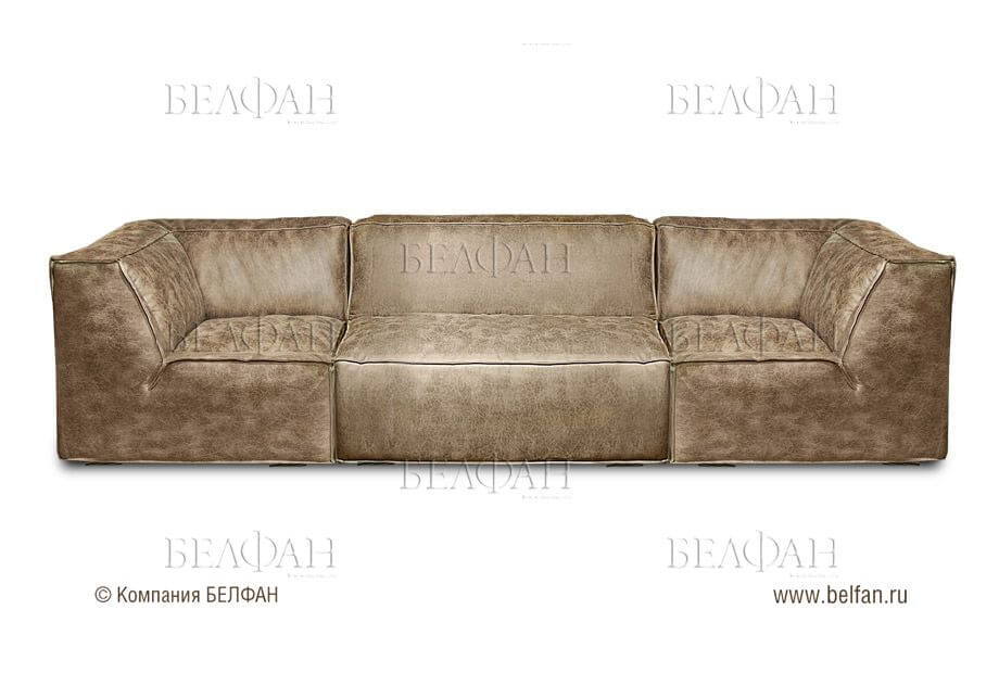 Коричневый диван