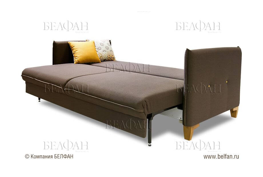 Из каких материалов делают коричневые диваны