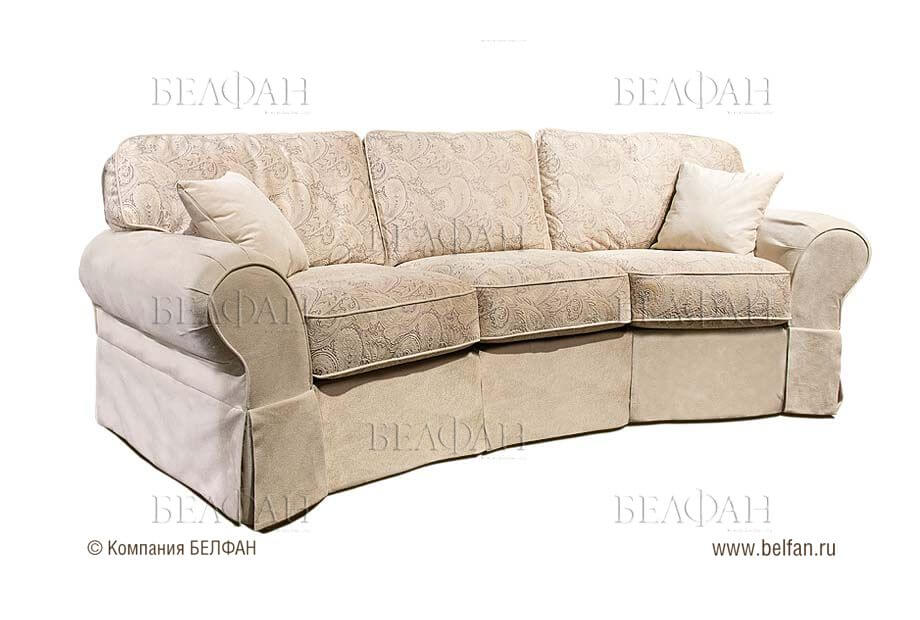 Бежевый диван в стиле прованс