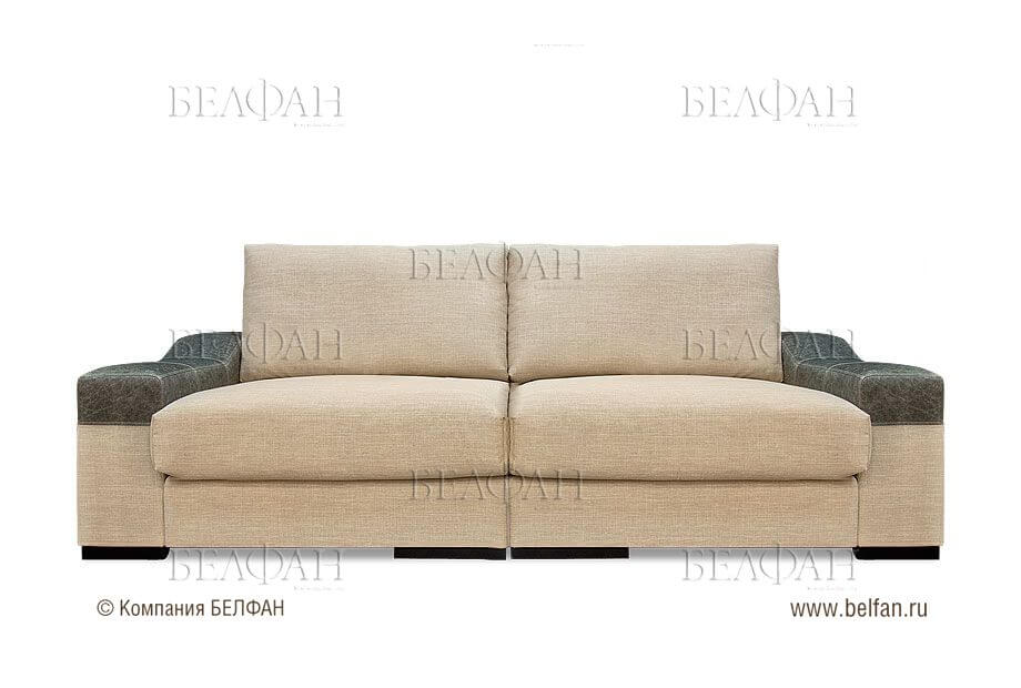 Бежевый диван в стиле лофт