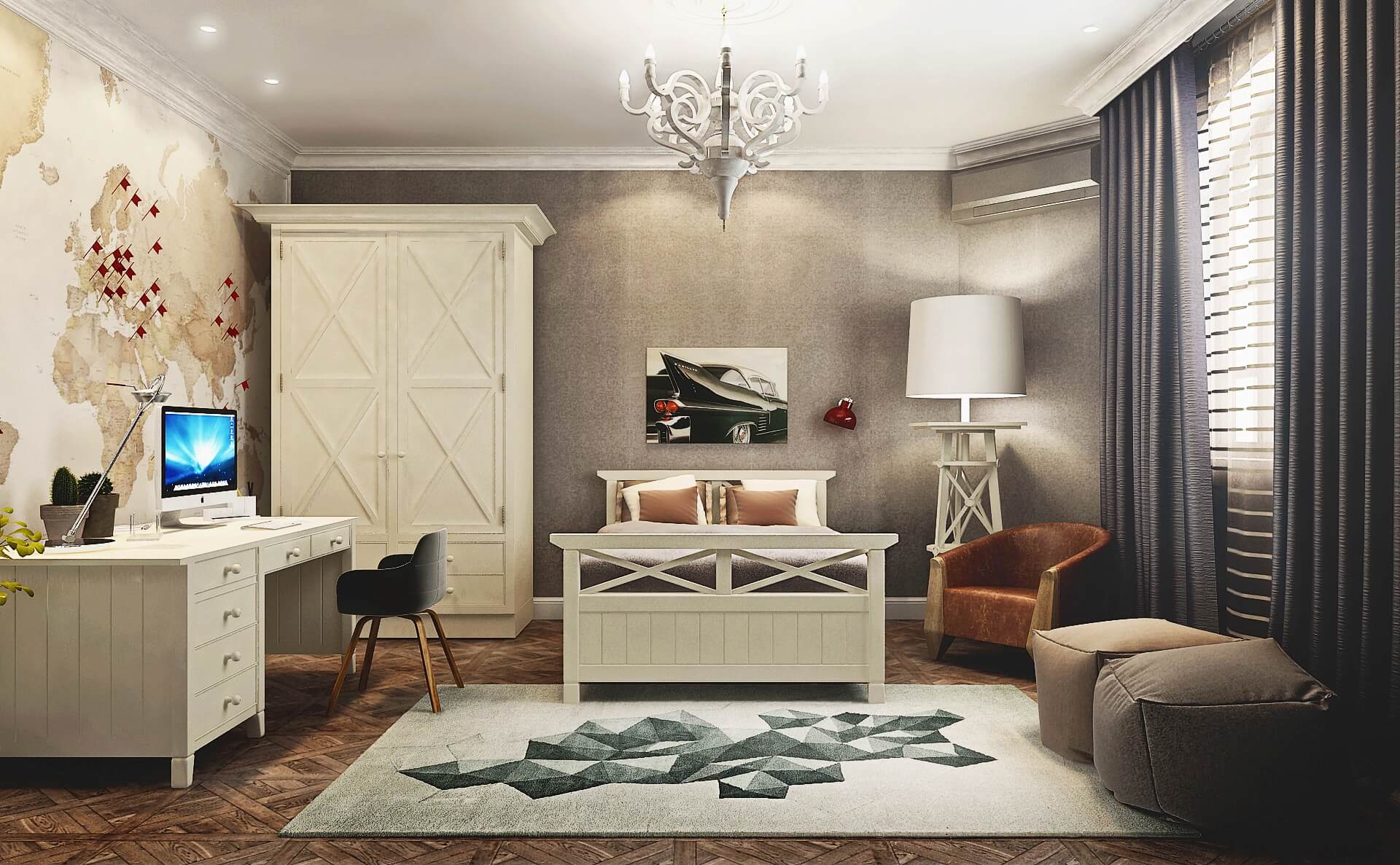 Цвета для комнаты мальчика-подростка