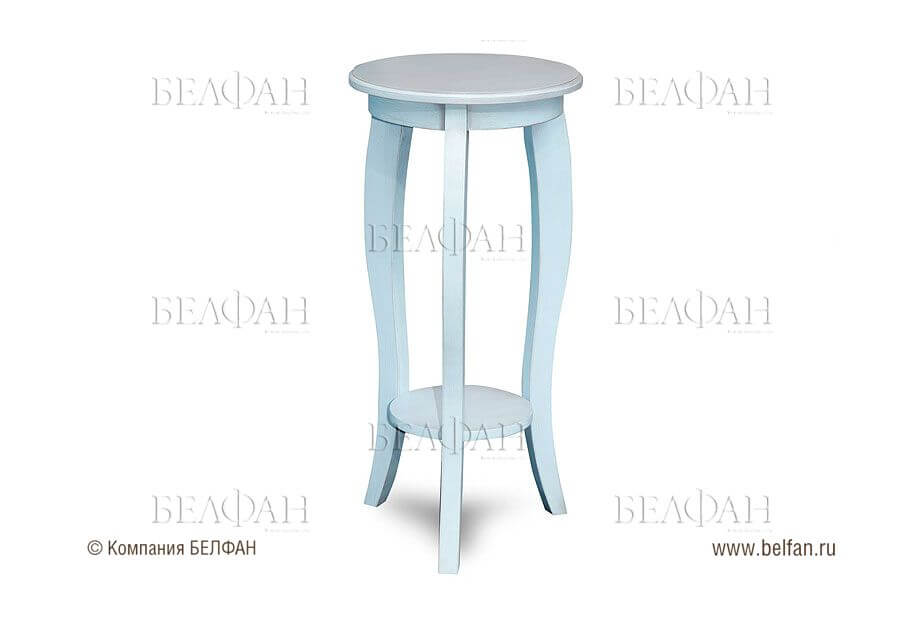 Напольная подставка под цветы из дерева