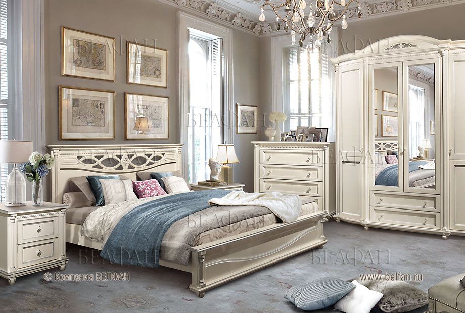 Фото4 интерьер спальни в светлых тонах