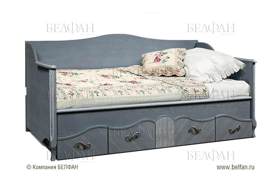 Кровать с выкатными ящиками Кровать с выкатными ящиками