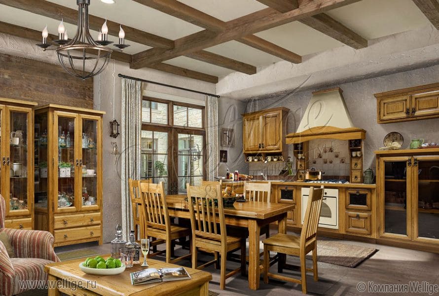 Какую мебель выбрать для кухни в стиле прованс