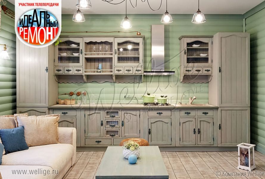 Фото интерьера кухни прованс