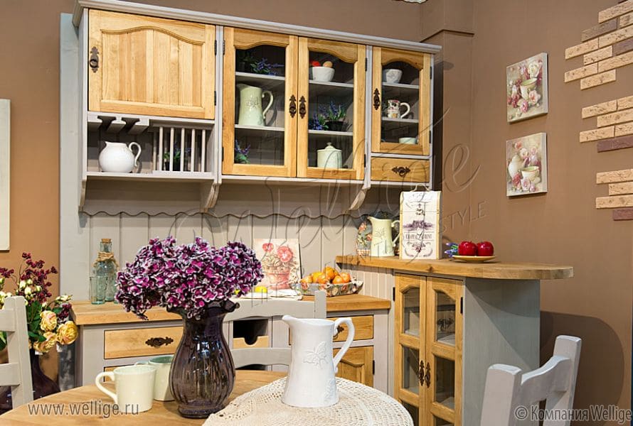 Фото интерьера кухни прованс