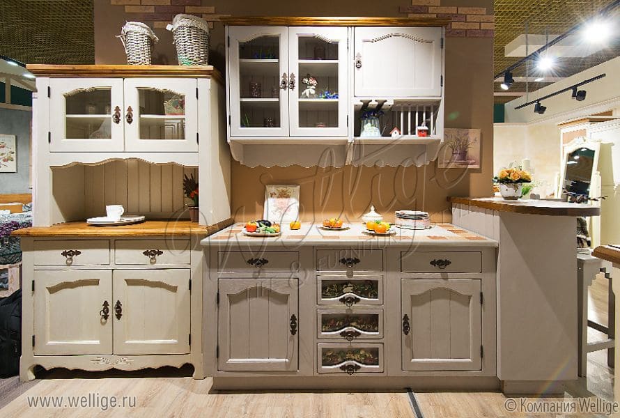 Фото интерьера кухни прованс