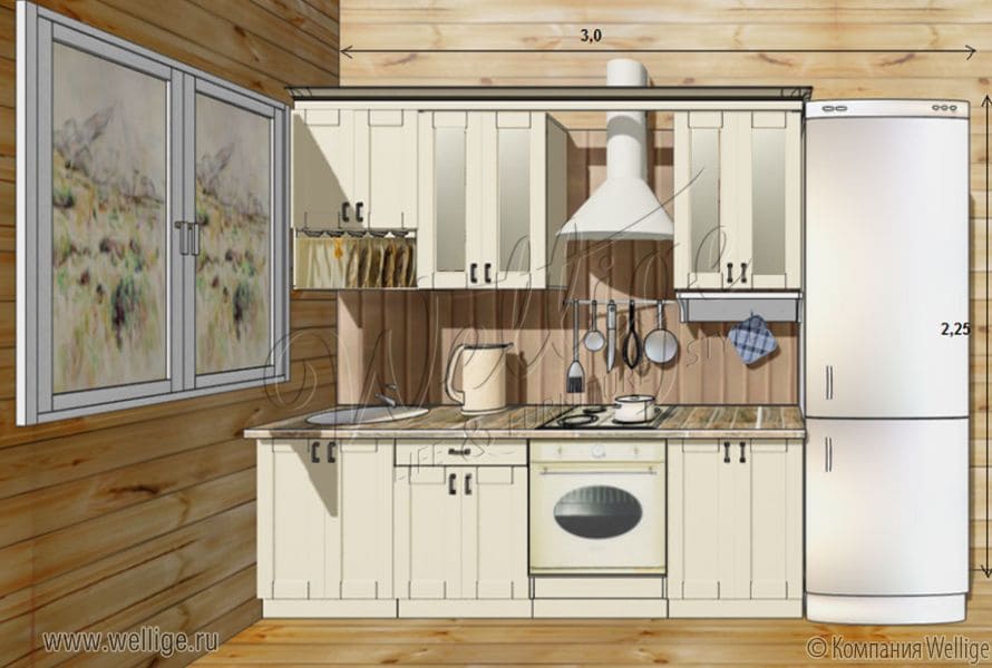 Фото интерьера кухни прованс