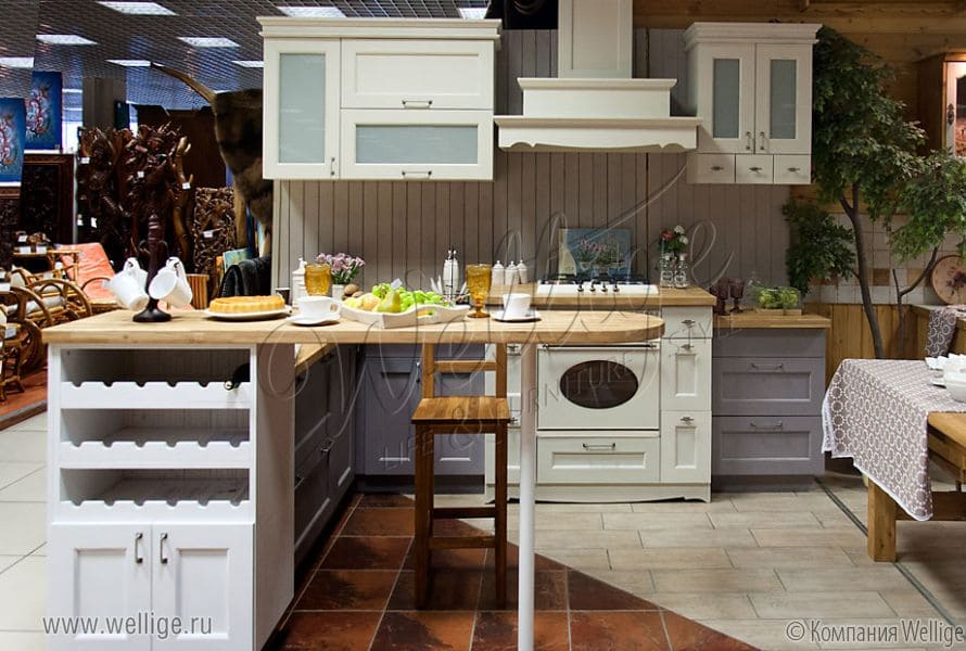 Фото интерьера кухни прованс