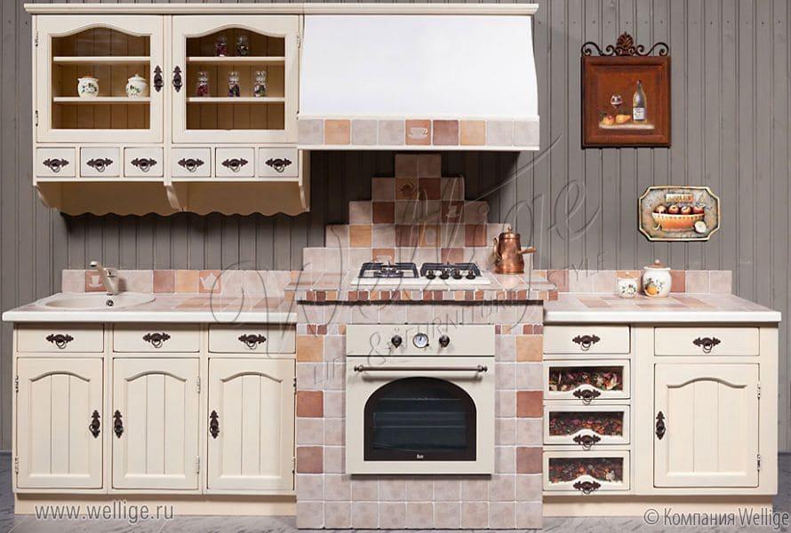 Фото интерьера кухни прованс