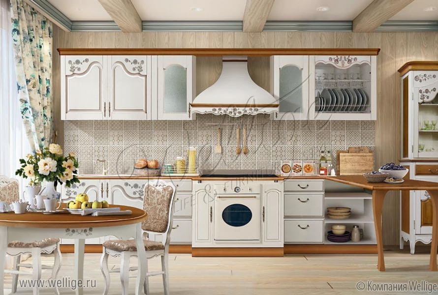 Цвета кухни в стиле прованс