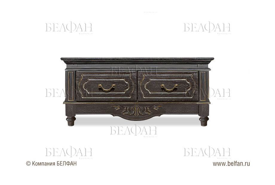 Банкетка в прихожую из массива дерева