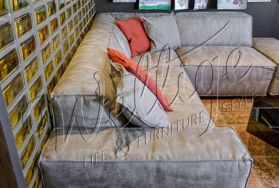 Узкие модульные диваны 