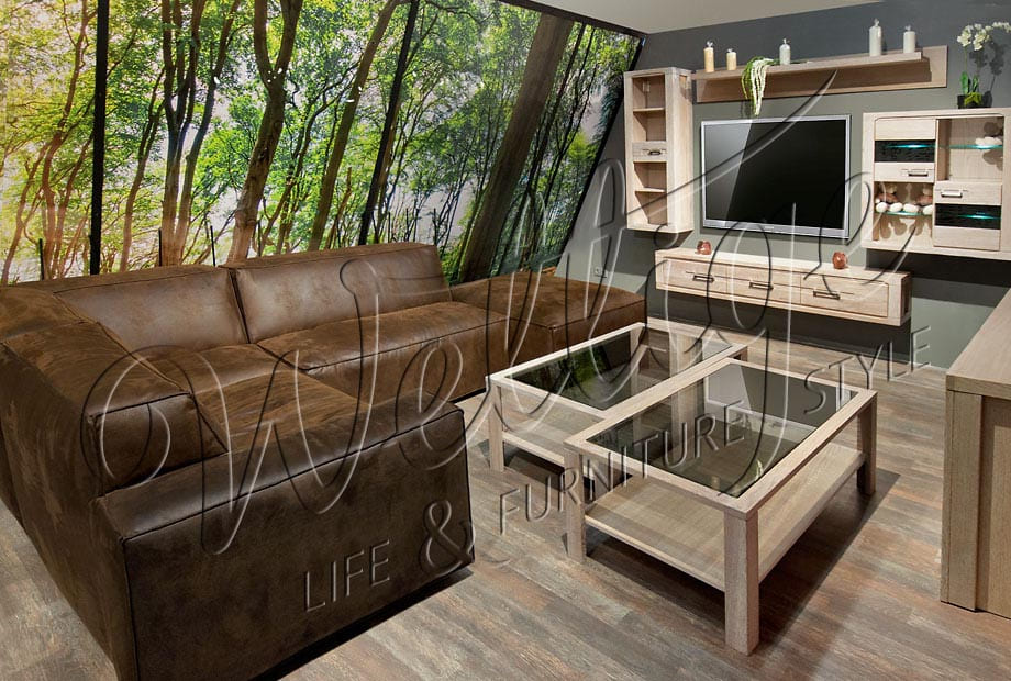 Варианты размещения модульных диванов в интерьере гостиной