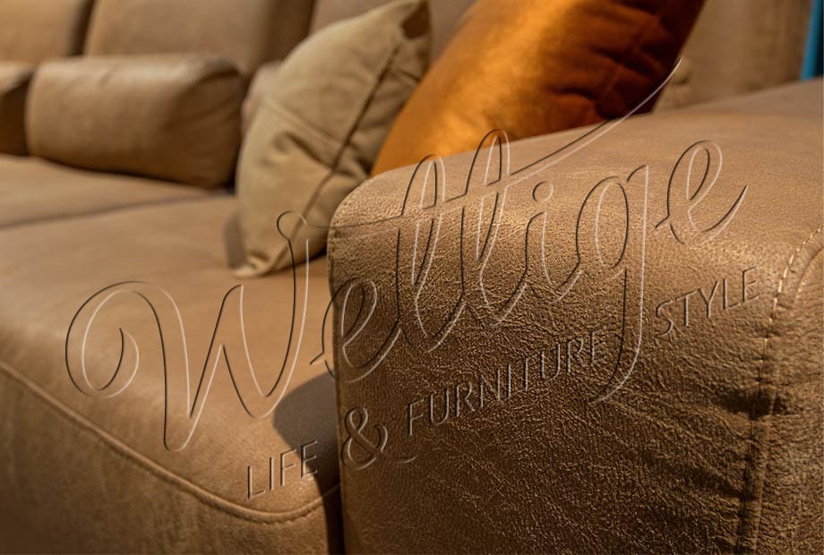 Цвета модульных диванов в интерьере гостиной