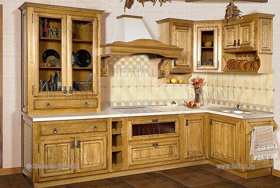 Фото11 кухня из массива дерева