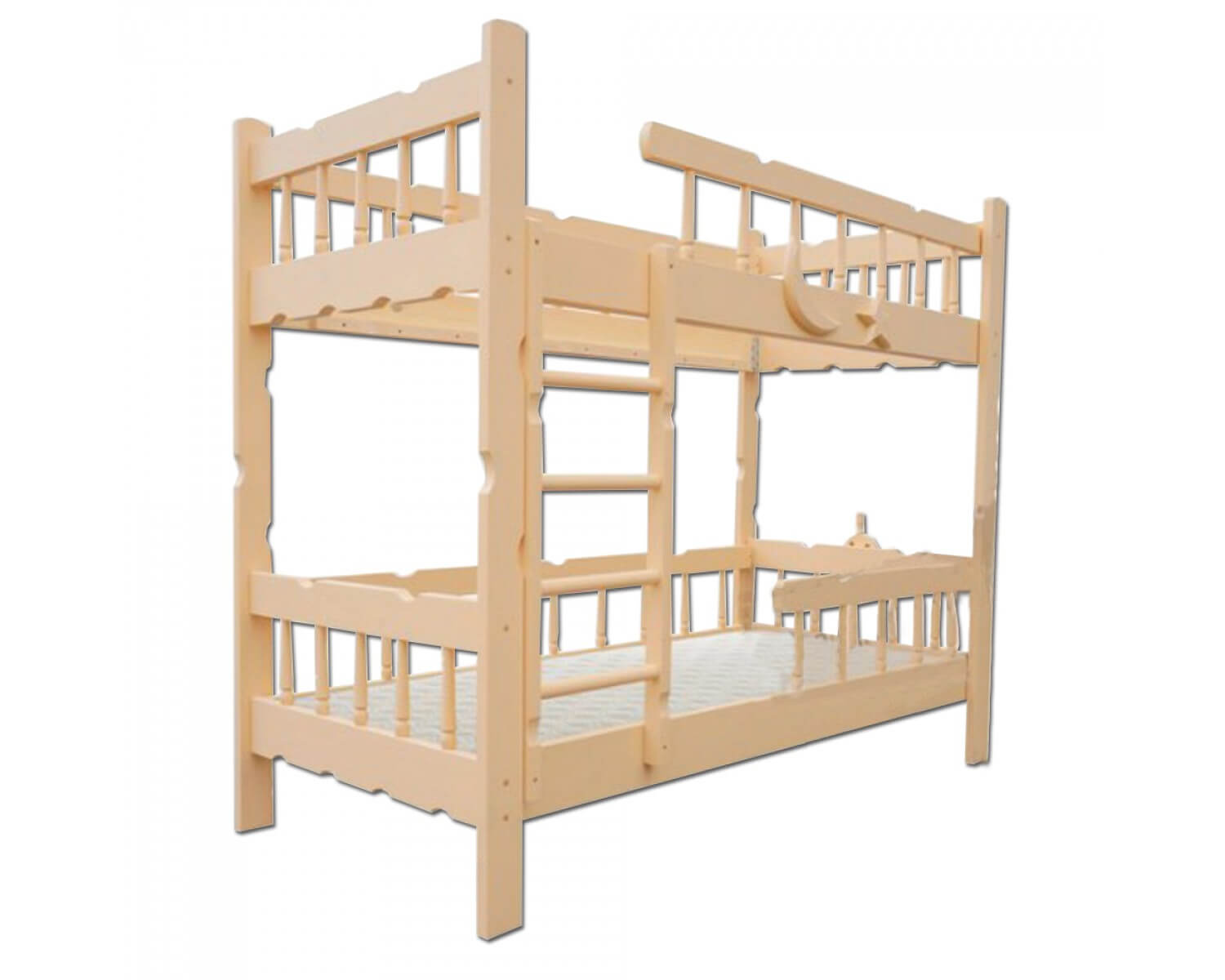 Детские двухъярусные кровати из массива дерева