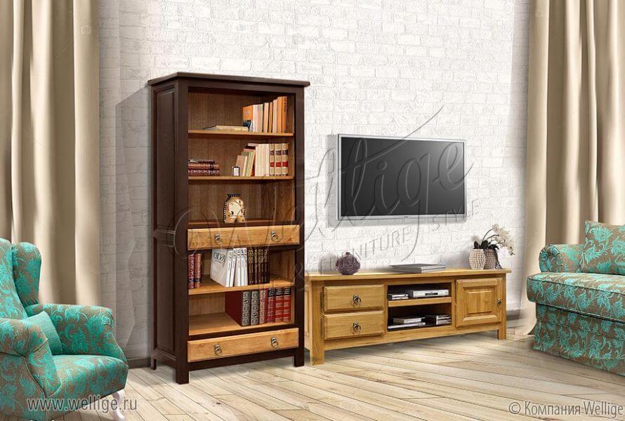 Комбинация коричневого и белого