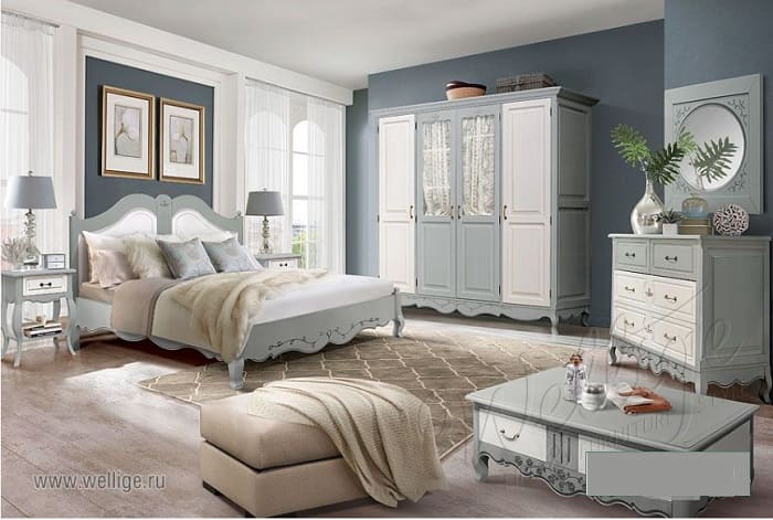 Как выбрать мебель для спальни - в лазурном цвете Как выбрать мебель для спальни