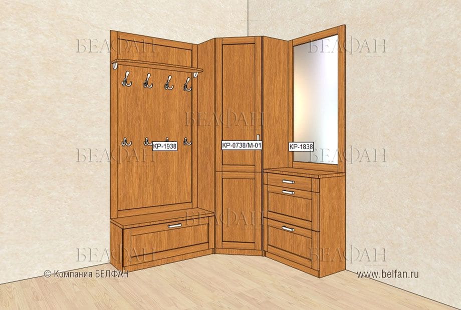 Снабженные зеркалами раздвижные дверцы 