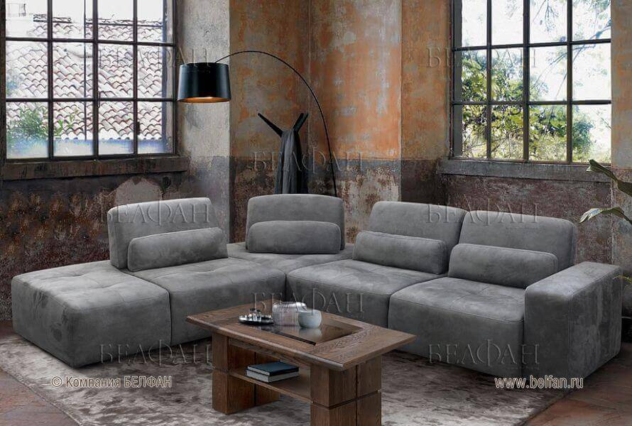 Оптимальным решением станет современный модульный диван для гостиной