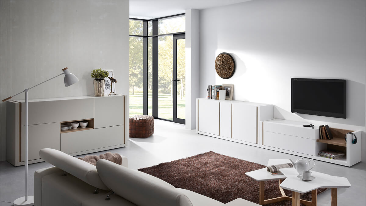 Стильная мебель в современной гостиной в стиле минимализм Стильная мебель в современной гостиной в стиле минимализм