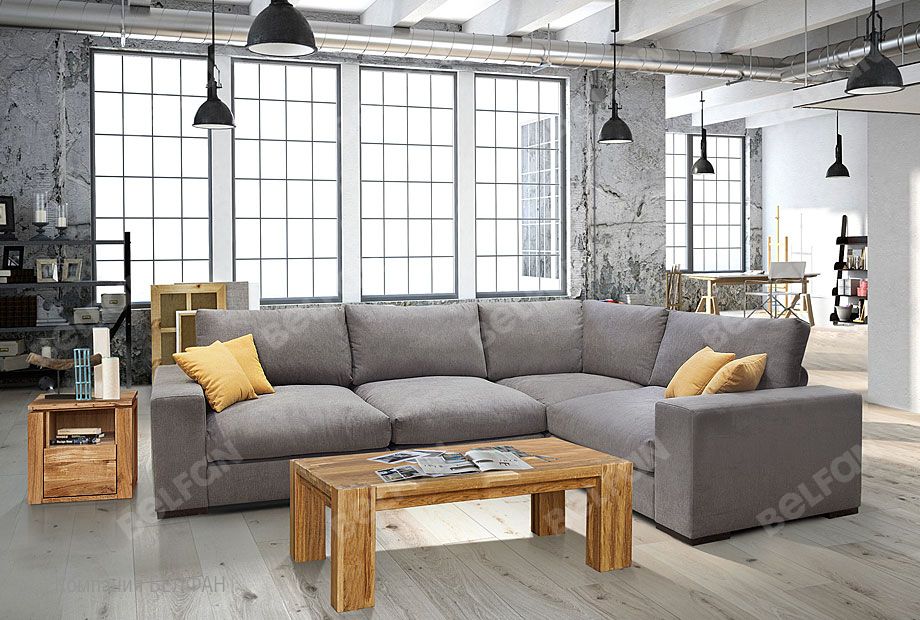 Диван серого цвета