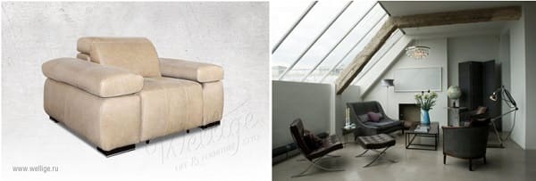 Кресла в стиле лофт