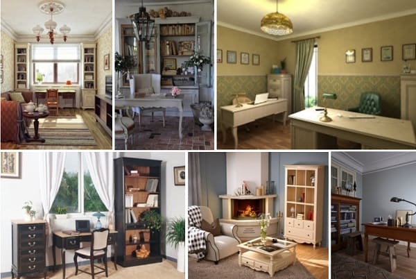 Кабинеты в стиле прованс