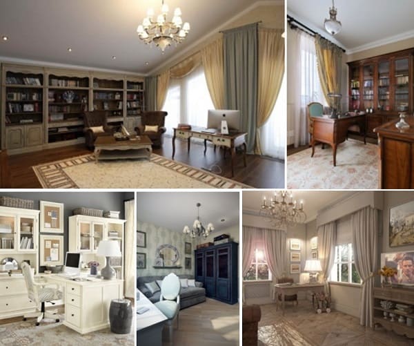 Кабинеты в стиле прованс