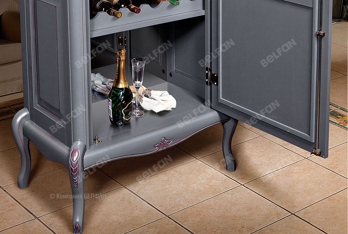Мебель для домашнего бара - в сером цвете Мебель для домашнего бара