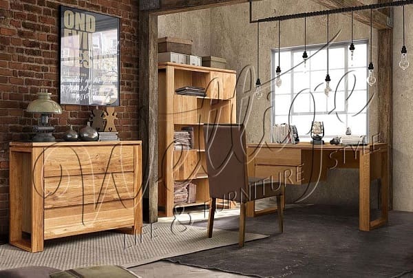 Кабинет в коричневых тонах