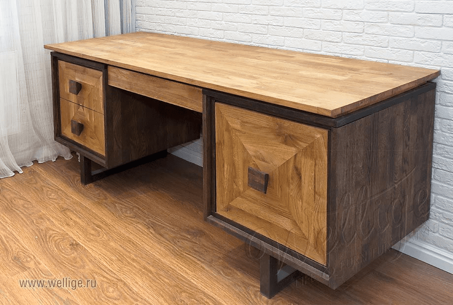 Кабинет в коричневых тонах