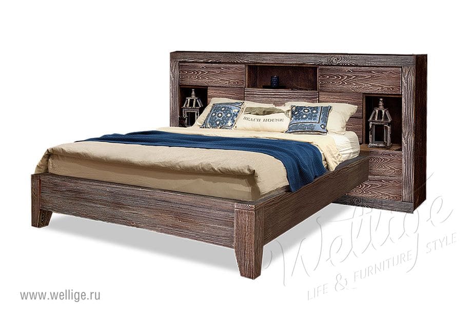 Кровать из массива бука фото №1 Кровать из массива бука