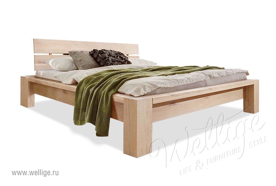 Кровать из массива бука фото №5 Кровать из массива бука