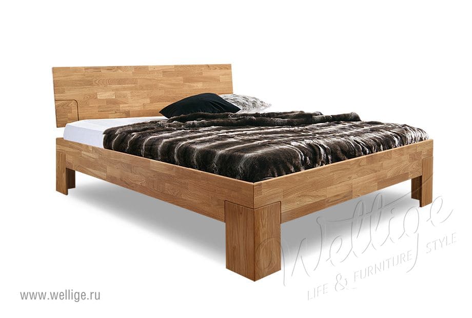 Кровать из массива бука - надежность конструкции Кровать из массива бука