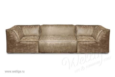 Диван в коричневых тонах - пол Диван в коричневых тонах