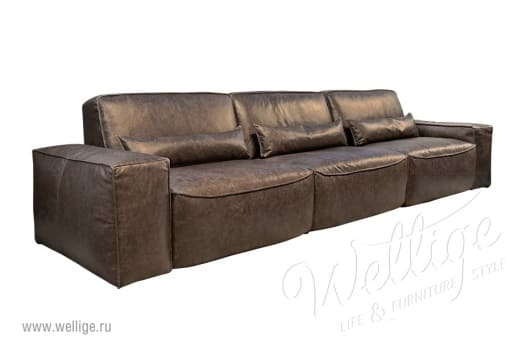 Диван в коричневых тонах - большие размеры Диван в коричневых тонах