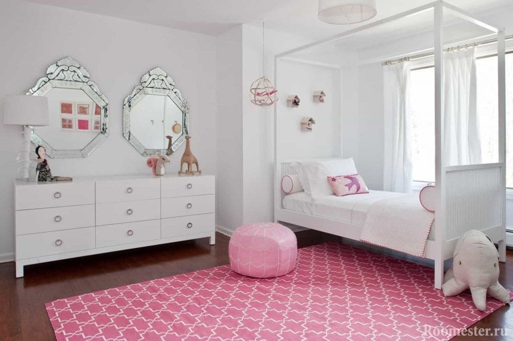 Магия белого цвета в интерьере детской
