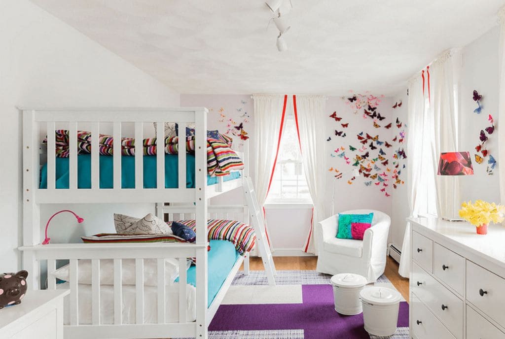 Магия белого цвета в интерьере детской