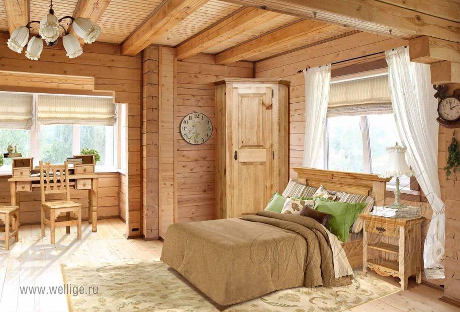 Зонирование детской в стиле прованс