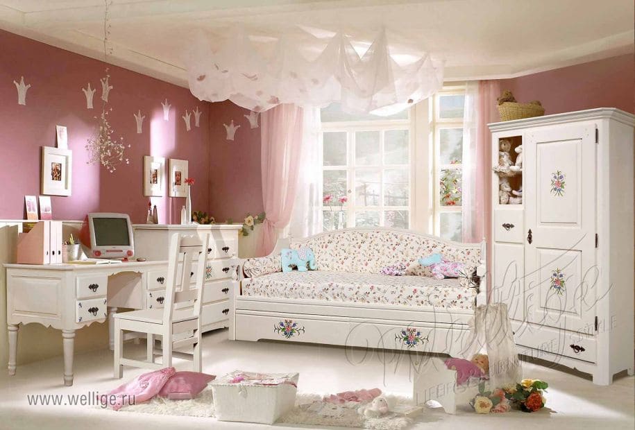Детская в стиле прованс для девочки