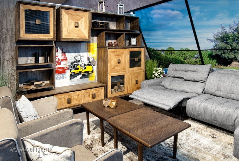 Темно-серый диван в интерьере гостиной Серый диван в интерьере гостиной