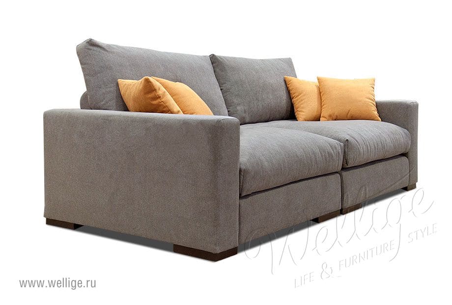 Сочетание серого дивана в интерьере с красным и оранжевым Сочетание серого дивана в интерьере с другими цветами