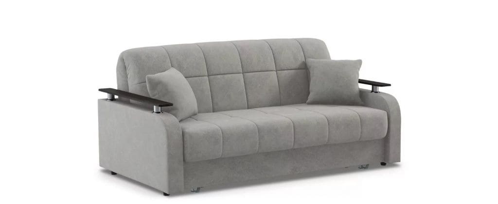 Виды диванов серого цвета - "аккордеон" Виды диванов серого цвета