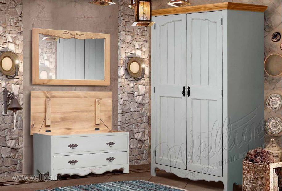 Интерьер спальни в стиле прованс