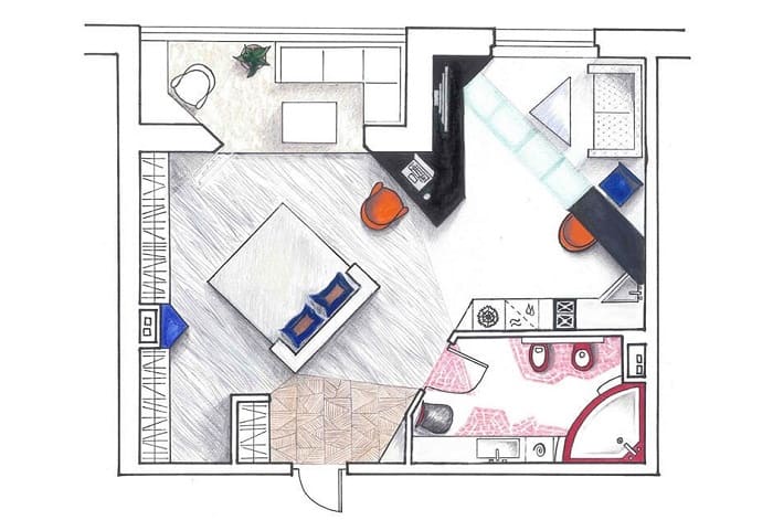 Расстановка мебели в доме