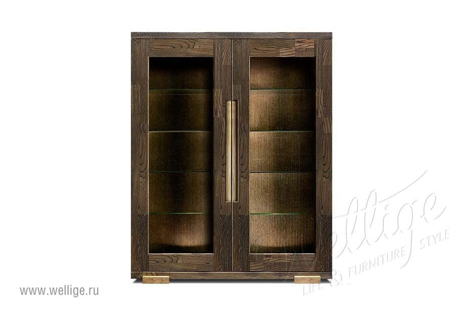 Шкаф-витрина в стиле лофт